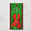 Search for violin christmas cards Green