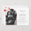 Search for red black white bridal shower invitations Watercolor