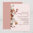 Search for orange rose wedding invitations Autumn
