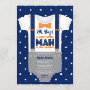 Search for blue and orange baby shower invitations For kids