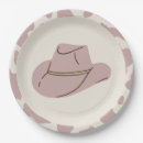 Recherche de vaches assiettes en papier Cowgirl