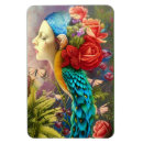Recherche de paon magnets Fleurs