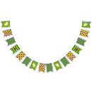 Search for green and gold bunting flags Sports