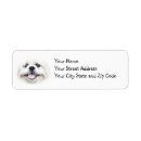 Search for happy face return address labels Smiling