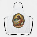 Search for empty long aprons Christian