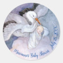 Search for vintage stork stickers Stork baby shower