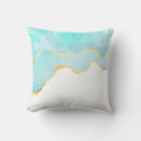 Recherche de bleu tropical coussins Aquarelle