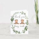 Search for twin baby boy and girl thank you cards Gender neutral