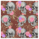 Search for halloween skull fabric Creepy