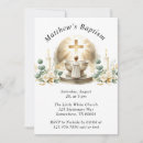 Search for baby boy christening invitations Watercolor