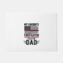 Search for firefighters doormats Father'sday