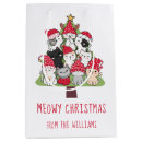 Search for christmas cat gift bags Cartoon