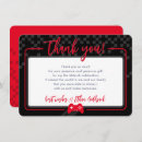 Search for red and black thank you cards Modern