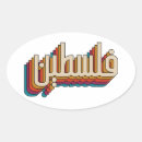 Search for oval design stickers Retro