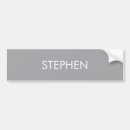 Search for elegant bumper stickers Typography