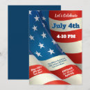 Search for old glory invitations Red white and blue