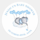 Search for baby shower for a boy stickers Favor