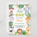 Recherche de jungle safari invitations Animaux de safari mignons