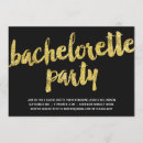 Search for gold glitter bachelorette party invitations Bride