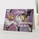 Search for 8th anniversary cards Clematis