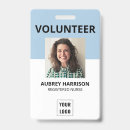 Search for volunteer badges Photo id