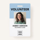 Search for volunteer badges Photo id