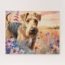 Search for airedale terrier puzzles Airedales