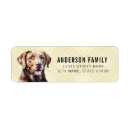 Search for labrador retrievers return address labels Puppy