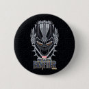 Recherche de panthère badges Tête de panthère noire