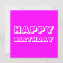 Search for bold pink cards White