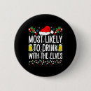 Search for funny christmas buttons Seasonal