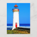 Recherche de phare rouge cartes postales Blanc