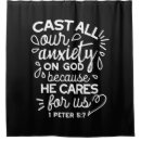 Search for motivational shower curtains Bible verse