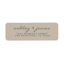 Search for grey and black return address labels Modern