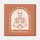 Search for pumpkin faces magnets Skeleton