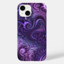 Search for fractal spiral iphone cases Purple