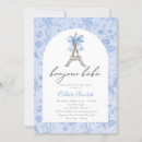 Search for french baby shower invitations Blue
