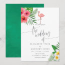 Search for flamingo wedding invitations Summer