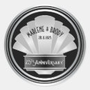 Search for 25th silver anniversary wedding stickers Couple