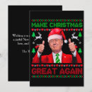 Search for make great again christmas cards Funny
