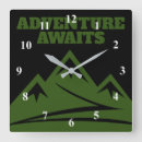 Search for adventure awaits clocks Camping