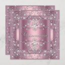 Search for pearl quinceanera invitations Girly