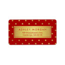 Search for polka dot wedding return address labels Glitter