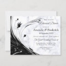 Recherche de marbre noir et blanc invitations Chic