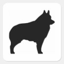 Recherche de spitz autocollants Noir