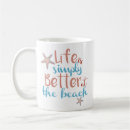 Search for lifes better at the beach mugs Starfish