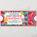 Search for carnival baby shower invitations Cirque