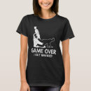 Search for game over wedding tshirts Bride