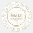 Search for faux gold foil wedding stickers Botanical
