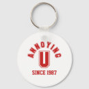 Recherche de funny keychains Typography